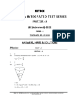 Aiits PT-2 Solution Jee Adv Paper 1