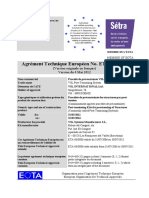 Agrément Technique Européen No. ETA-060006 - Précontrainte VSL