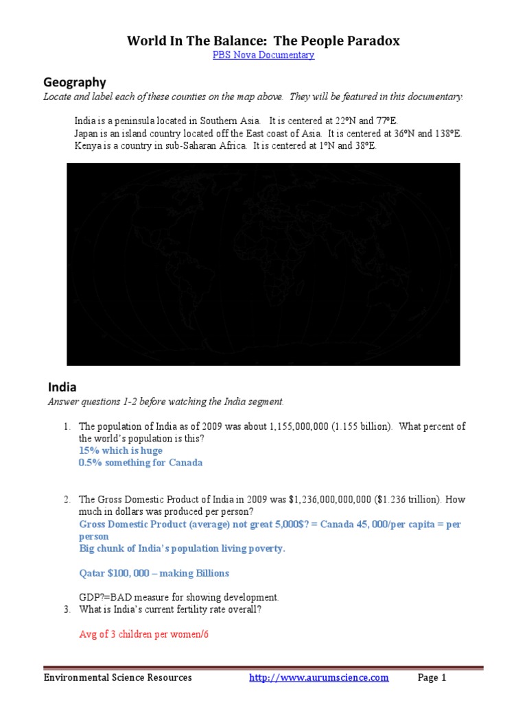 Documents MX Pbs World in The Balance The People Paradox Worksheet