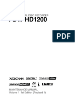 Sony Pdw-hd1200 Vol.1 1st-Edition Rev.1 MM