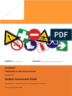 2 - SITXWHS001 - Participate in Safe Work Practices Student Guide