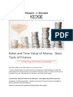 Rates and Time Value of Money - Basic Tools of Finance-19-10-20