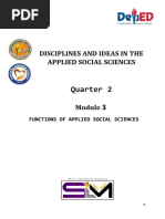 Quarter 2 3: Disciplines and Ideas in The Applied Social Sciences