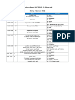 RunDown HUT Unt Panitia