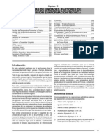 Factores de Conversion e Informacion Tecnica