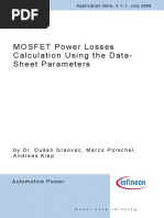 MOSFET Power Losses Calculation Using The Data-Sheet Parameters