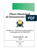 Plano de Saneamento de Ouro Preto