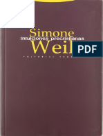 Simone Weil. Intuiciones Precristianas