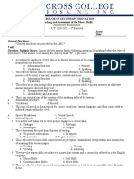 First Term Exam - TAM-MC