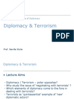 Diplomacy & Terrorism: The Theory & Practice of Diplomacy