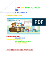 Proyecto Biblioteca 2014151