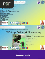 TV Script Writing & Newscasting: LPT, Mba