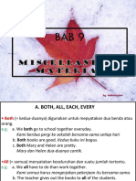 BAB 9 - Miscellaneous Material