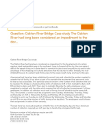 Question: Oakton River Bridge Case Study The Oakton River Had Long Been Considered An Impediment To The Dev..