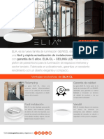 ELIA CL - Ceiling LED Plafón de Pared - Techo