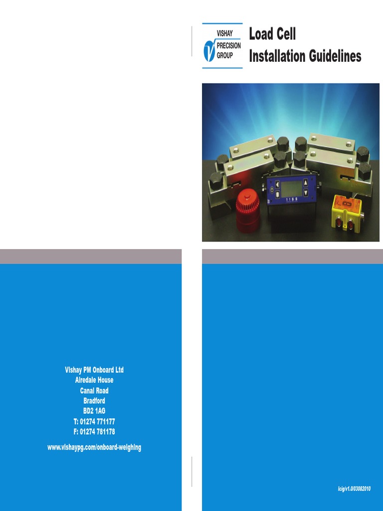 PM1155 Load Cell Installation Guidelines V1.0 | PDF | Welding ...