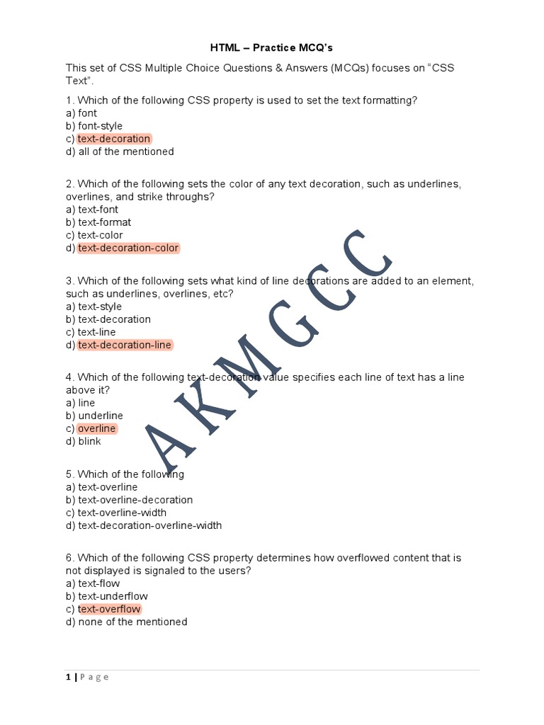 Mastering CSS Fundamentals: A Comprehensive Guide to CSS Text, Borders ...