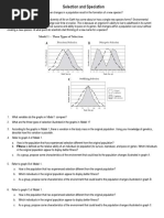 Selection and Speciation POGIL