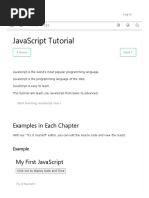 Javascript Tutorial: Examples in Each Chapter