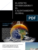 El Efecto Invernadero y El Calentamiento Global