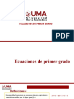 PPTS-7-ECUACIONES DE PRIMER GRADO Clases