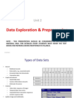 Data Exploration & Preprocessing: Unit 2