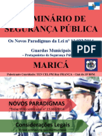 Seminário Seg Pública - Maricá - Ago 2016