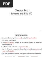 Chapter Two Streams and File I/O