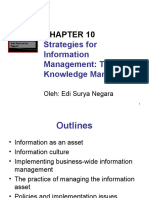 CHAPTER10 (Strategies For Information Management Towards Knowledge Management)