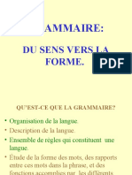 1B Grammaire Du Sens - Presentation