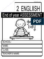 Year 2 End of Year Assessment For Blog 2018