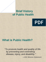 History of Public Health 2 ND Lecture
