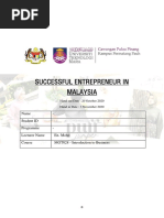 Report-Successful Entrepreneur in Msia