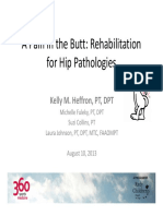 A Pain in The Butt: Rehabilitation For Hip Pathologies: Kelly M. Heffron, PT, DPT