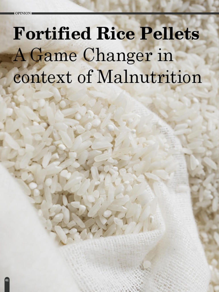 Fortified Rice: Combating Malnutrition | PDF | Rice | Micronutrient