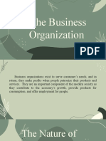Business Organizations (January To 7)