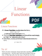Linear Function (January 3 To 7)