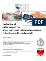 Pulse Oximeter Evaluation-Call For Comments