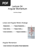 Angular Momentum: Val Anthony Balagon