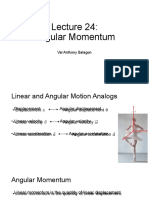 Angular Momentum: Val Anthony Balagon