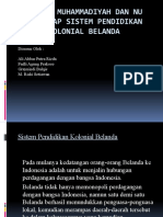 Respon Muhammadiyah Dan Nu Terhadap Sistem Pendidikan Kolonial