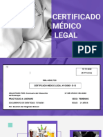 Certificado Médico Legal