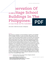 Preservation of Heritage School Buildings in The Philippines