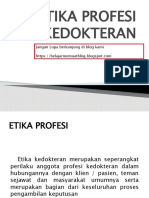 Etika Profesi Kedokteran