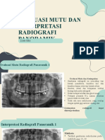 Evaluasi Mutu Dan Interpretasi Radiografi Panoramik