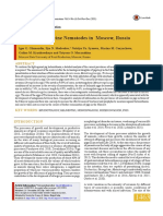 Prevalence of Swine Nematodes in Moscow, Russia: Parasitological Communication
