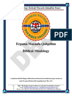 Biblical Missiology Oro.