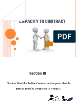 Capacity To Contract