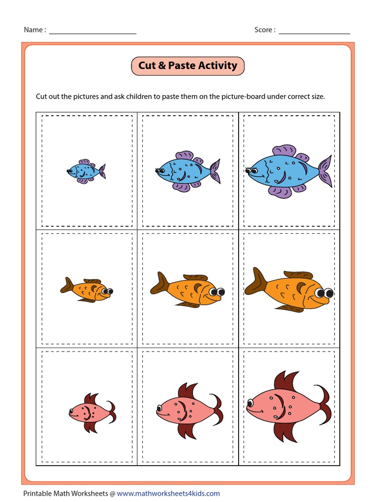 Cut Paste Fishes | PDF