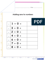 Adding Zero To Other Numbers Worksheet